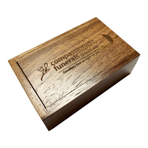 Custom Wooden USB Drive Eco Friendly Material Ideal for Branding